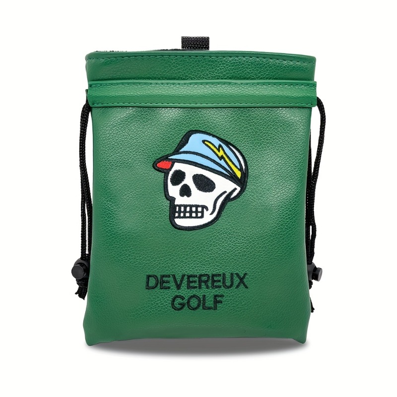 Golf Equipment Drawing - Sac portable vert pour objets de