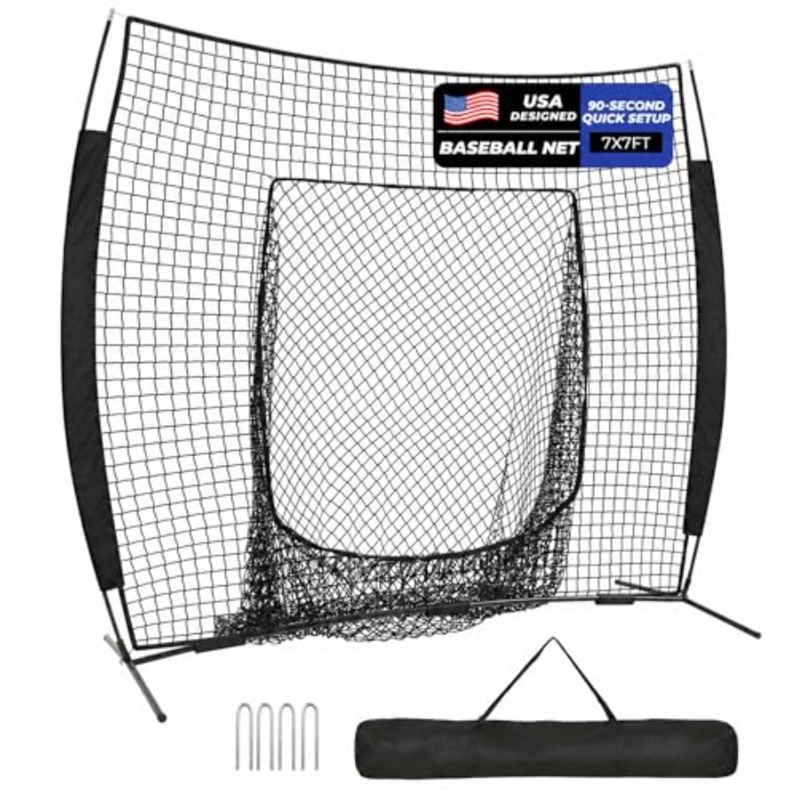 Practice Net Hitting - Filet de baseball de 7 x