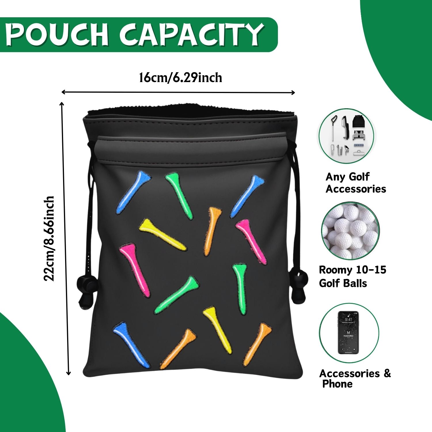 Pochette amusante pour objets  - Golf Equipment Drawing avis et prix