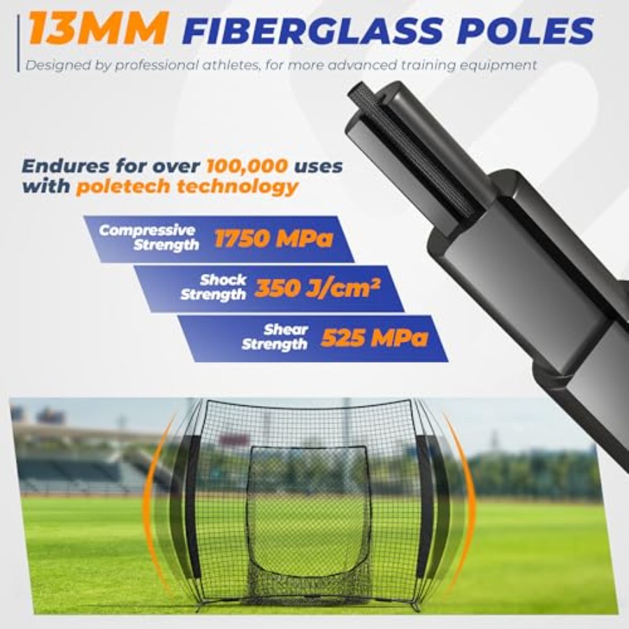 Filet de baseball de 7 x 7 pie - Practice Net Hitting avis et prix
