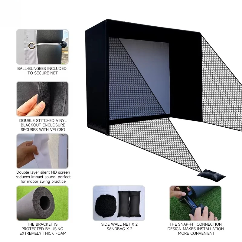 Enceinte de simulation de golf - Practice Net Hitting avis et prix